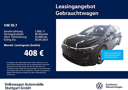 VW ID.7 Volkswagen Tourer Pro Navi AHK Kamera P-Dach