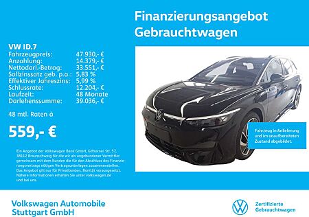 VW ID.7 Volkswagen Tourer Pro Navi AHK Kamera P-Dach