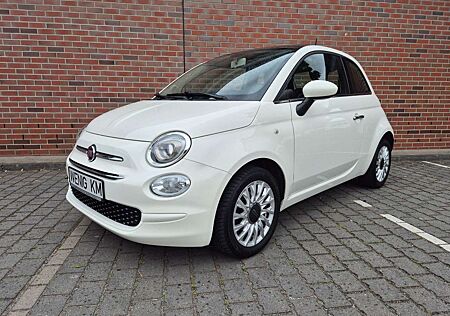 Fiat 500 TEMPOMAT - PANORAMADACH - SCHECKHEFT