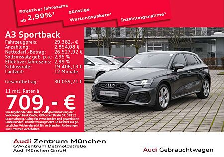 Audi A3 45 TFSI e S tronic 2x S line