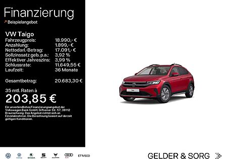 VW Taigo Volkswagen Life 1.0 TSI RFK*EPH*DAB+*AHK*Digital*LED