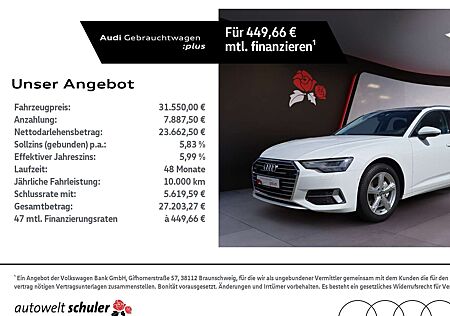 Audi A6 Avant 40 2.0 TDI sport AHK Pano LED RFK ASI ACC S