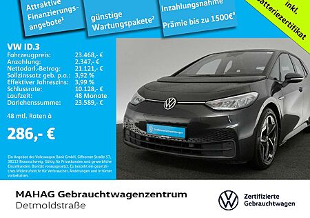 VW ID.3 Volkswagen Pro S Wärmepumpe LED NaviPro ParkPilot Rear
