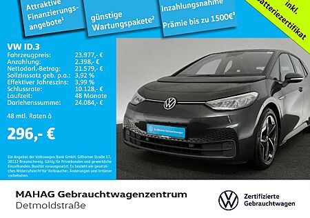 VW ID.3 Volkswagen Pro S Wärmepumpe LED NaviPro ParkPilot Rear