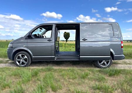 VW T5 Transporter Volkswagen T5.2, lang, 2x Schiebetür, Navi, Apple CarPlay