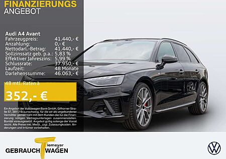 Audi A4 40 TFSI Q 2 x S LINE LM19 KAMERA NAVI+
