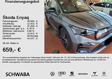 Skoda Enyaq Coupé RS Lounge 8-f. bereift*Wärmepumpe*