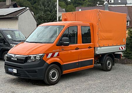 MAN TGE 3.140 DoKa 4X4 PRITSCHE PLANE AHK 7-SITZER