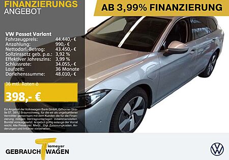 VW Passat Variant Volkswagen eHybrid ELEGANCE PANO HuD AHK MEM