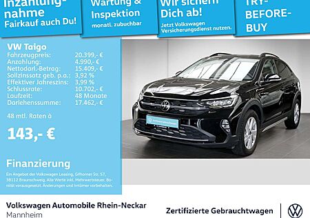 VW Taigo Volkswagen 1.0 TSI Life DSG Kamera, PDC, LED