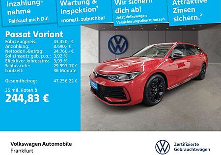 VW Passat Variant Volkswagen 2.0 TDI DSG R-Line Navi Leder IQ.