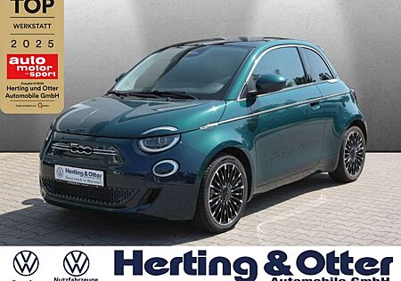 Fiat 500E la Prima 3+1 LED Temp APP Pano. Kamera Navi GJR SH