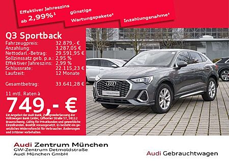 Audi Q3 45 TFSI e S tronic S line Virtual/N