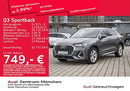 Audi Q3 45 TFSI e S tronic S line Virtual/N