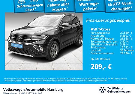 VW T-Cross Volkswagen R-Line 1.0 TSI DSG KAMERA/ACC/SITZHZG.
