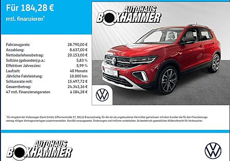 VW T-Cross Volkswagen 1.0 TSI DSG Style IQ.DRIVE+AHK+NAVI