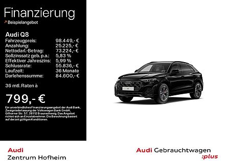 Audi Q8 60 TFSIe qu S line tip*Air*B&O*HUD*Pano*S-Sit