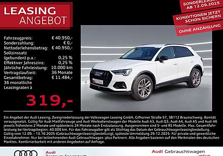 Audi Q3 35 TFSI LED AHK ACC NAVI virtual 19" advanced