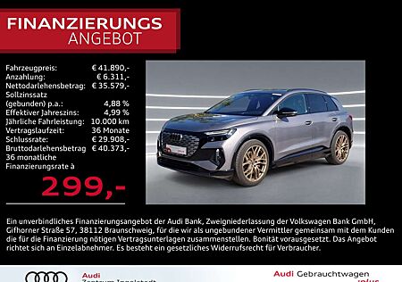 Audi Q4 e-tron 50 qu S line edition one MATRIX Pano