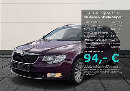 Skoda Superb Combi 2.0 TDI Green tec Exclusive AHK Leder AHK-ab