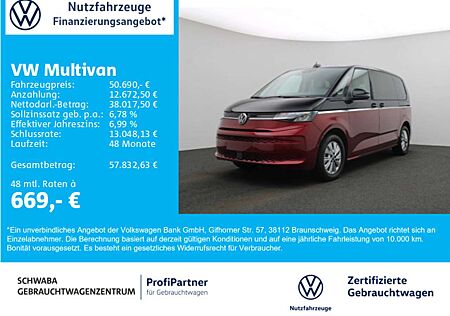 VW T7 Multivan Volkswagen Life 2.0 TDI DSG AHK*LED*NAV*KAM*17"