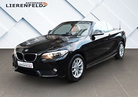BMW 218 i Cabrio Leder Navi MWST
