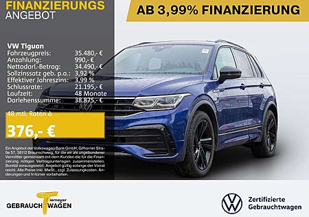 VW Tiguan Volkswagen 2.0 TDI DSG R-LINE BLACK LEDER ASSIST AHK