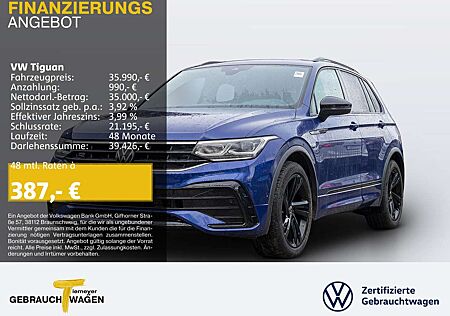 VW Tiguan Volkswagen 2.0 TDI DSG R-LINE BLACK LEDER ASSIST AHK