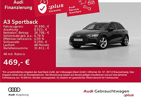 Audi A3 advanced 35TFSI S tr. AHK*ACC*8fach