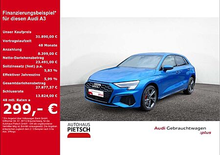Audi A3 Sportback 45 TFSIe S line MMI plus LED ACC