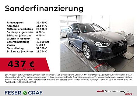 Audi A4 Avant 45 TFSI qu S Line Int Navi,LED,Leder,AHK