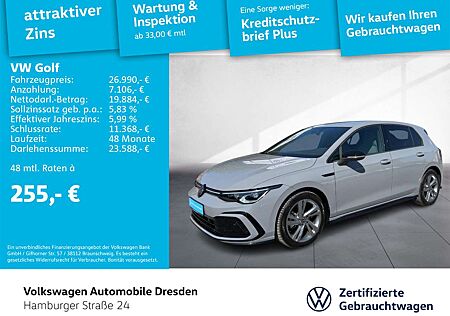 VW Golf Volkswagen VIII R-Line 1.5 eTSI DSG LED KAMERA TRAVEL