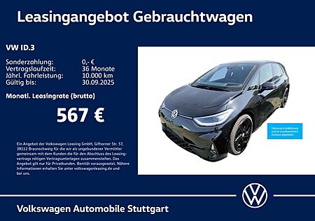 VW ID.3 Volkswagen GTX Navi Kamera Standheizung
