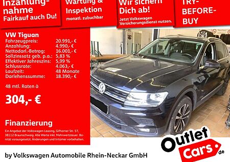 VW Tiguan Volkswagen 2.0 TDI Comfortline Navi United Paket AHK