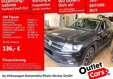 VW Tiguan Volkswagen 2.0 TDI Comfortline Navi United Paket AHK