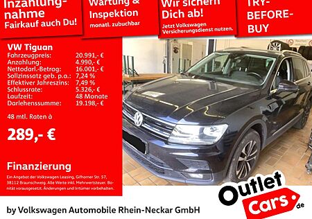 VW Tiguan Volkswagen 2.0 TDI Comfortline Navi United Paket AHK