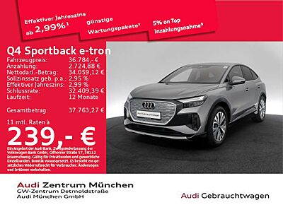 Audi Q4 e-tron Q4 Sportback 40 e-tron AHK/ACC/Virtual