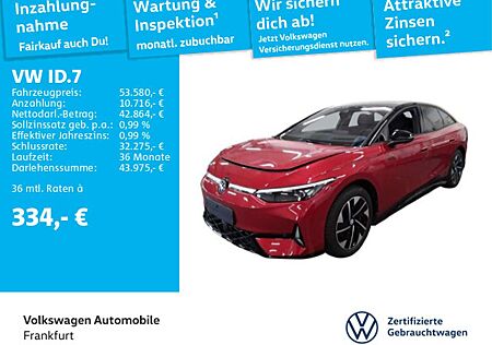VW ID.7 Volkswagen GTX 4-Motion HUD IQ.Drive Navi ACC