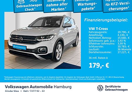 VW T-Cross Volkswagen 1.0 TSI Style Navi Ganzjahresreifen AppC