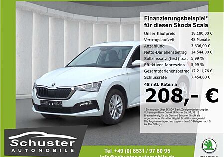 Skoda Scala 1.0TSI*LED Tempo SHZ PDCv+h heizb.Lkr Alu