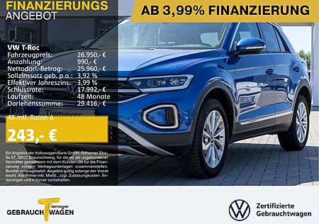 VW T-Roc Volkswagen 1.5 TSI DSG STYLE LM17 NAVI LED SITZHZ