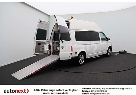 VW T6 Transporter gebraucht kaufen VW T6 Transporter Volkswagen Hochdach Rollstuhl-Rampe Tragestuhl 2381