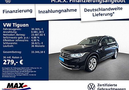 VW Tiguan Volkswagen 2.0 TDI 4M ELEGANCE MATRIX+AHK+KAMERA