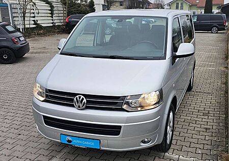 VW T5 Multivan Volkswagen 4Motion*2.0*TDI*Schalter*AHK*2xPDC*Leder*7-Sitze*