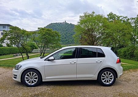 VW Golf Volkswagen 7 1.4 TSI BlueMotion DSG Highline PERLMUTT / LEDER