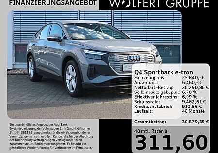 Audi Q4 e-tron Q4 Sportback 35 e-tron 0,25% HUD*CARPLAY+NAVI*SH