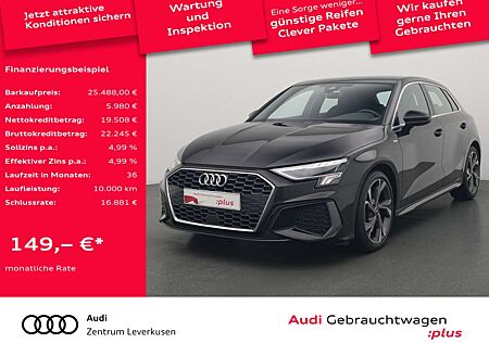 Audi A3 Sportback 35 S line VIRT PANO AHK LED STAN
