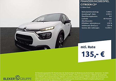 Citroën C3 Citroen SHINEPACK PT83S&S