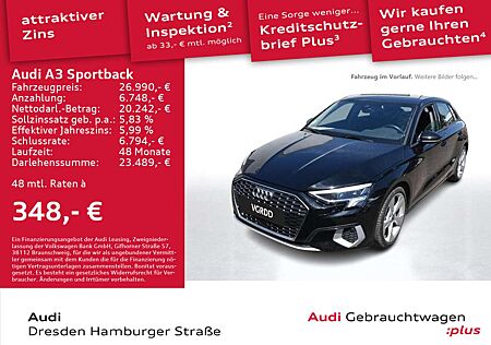Audi A3 35 TFSI Advanced LED Navi AHZV