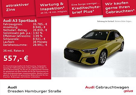 Audi A3 35 TFSI S line LED Navi Leder AHZV